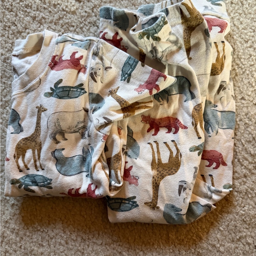 Kids Animal Print Pajama Set